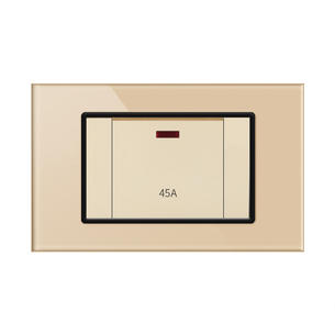 Tempered Glass Switch LYBL-45A Switch-GOLD